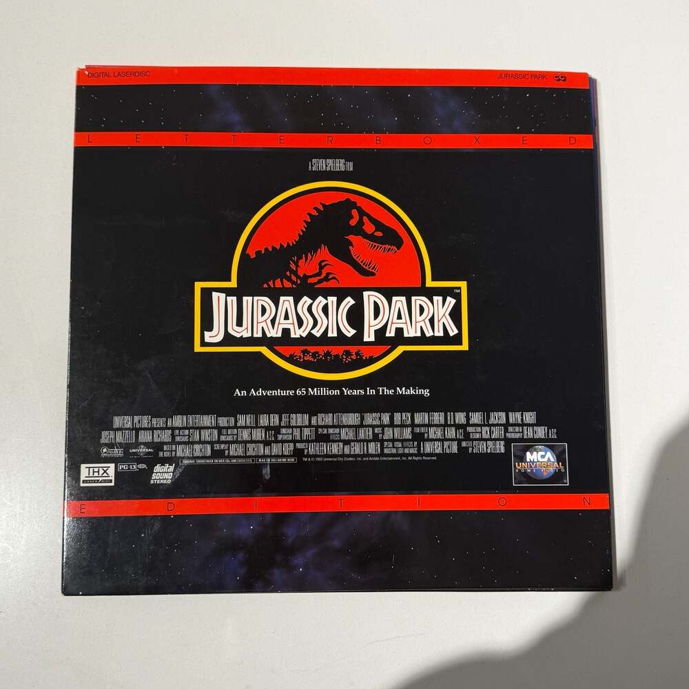 Jurassic Park Letterboxed Edition Laserdisc Box Set